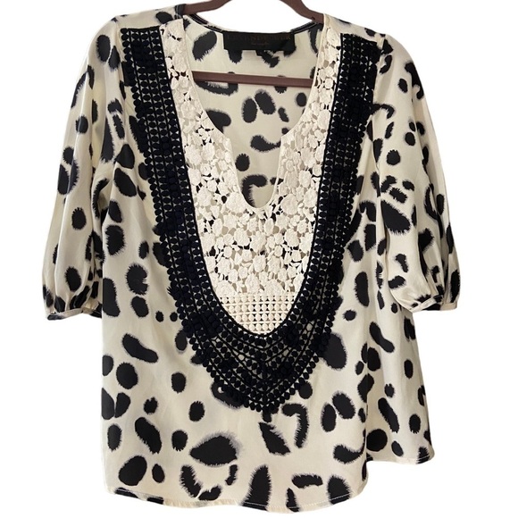 LEYENDECKER Silk Print Top Size 4 - Picture 2 of 8